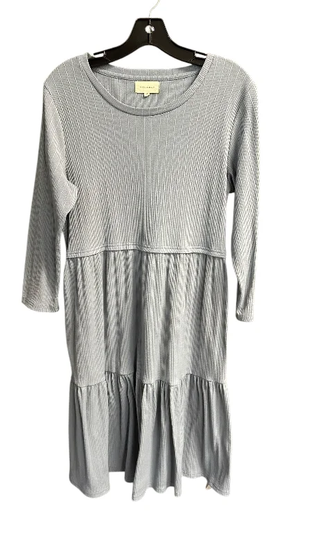 Online Only off-shoulder dressDress Casual Midi By Melloday In Blue, Size: M