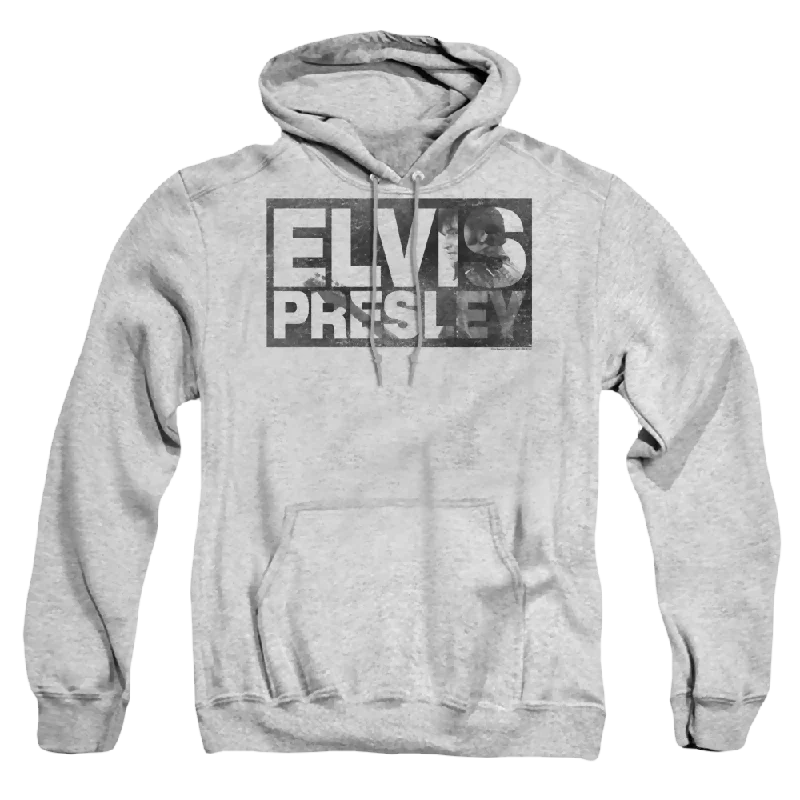 Now or Never lightweight hoodieElvis Presley Block Letters - Pullover Hoodie