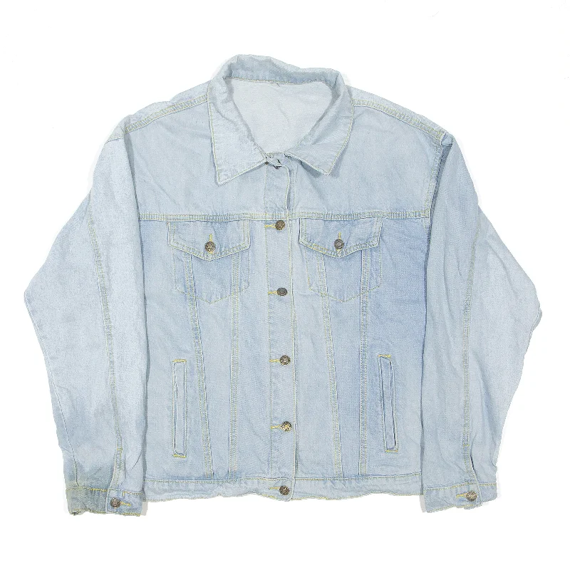 Discount Deals fashion-forward coatDenim Jacket Blue Womens L