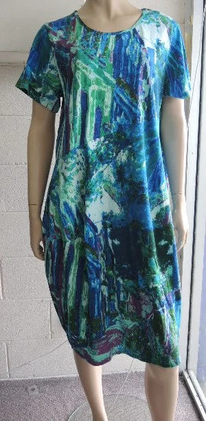 Savings Bonanza elegant shift dressOrientique Stretch Bubble Dress