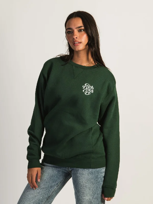 Deal Explosion VERBAGE GIRLS DON'T CRY CREWNECK