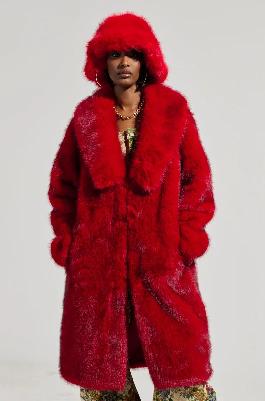 Crazy Deals cozy coatJOVI FAUX FUR JACKET