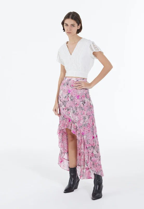 Price Reduction Short-Sleeve Cotton Fitted Top | Women | Off White