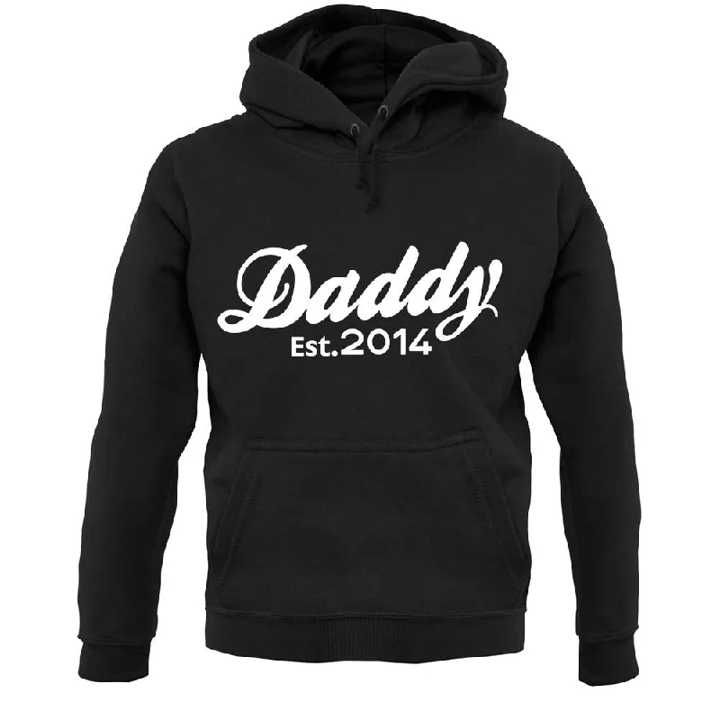 Blowout Deals sports hoodieDaddy Est. 2014 Unisex Hoodie
