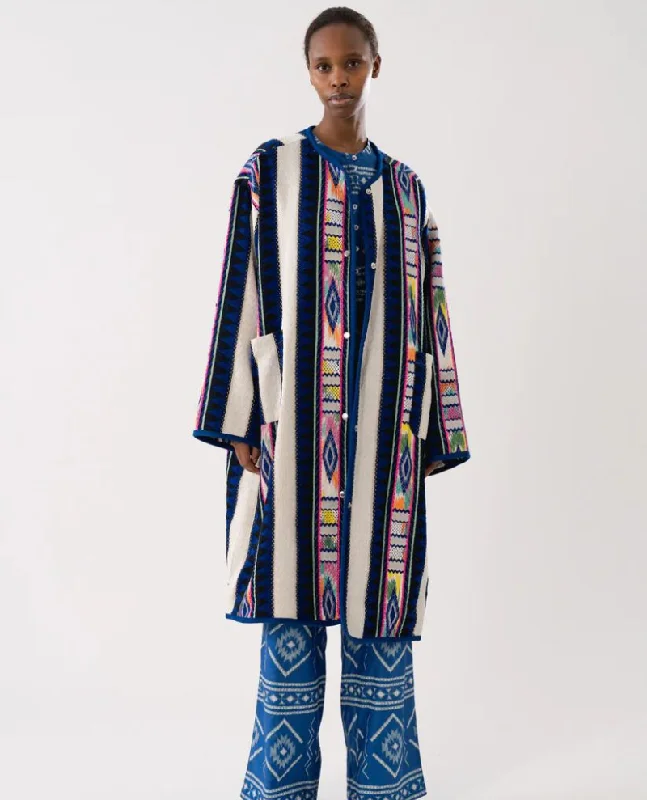 Mega Sale classic zip-up coatLollys - Locherbie Jacket - Blue