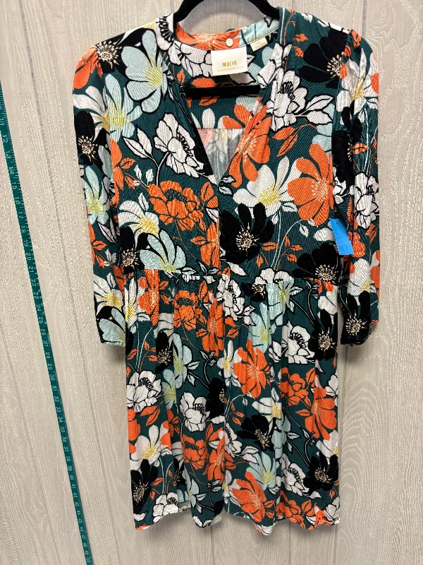 Clearance Sale velvet dressDress Casual Short By Maeve In Floral Print, Size: S