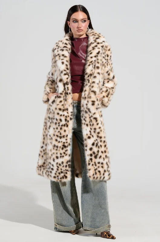 Instant Discount outdoor coatONE OF ONE FAUX FUR TRENCH