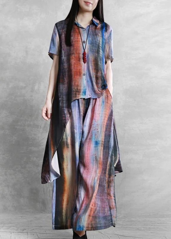 Online Specials oversized dress20 summer women's suit irregular high-end two-piece suit