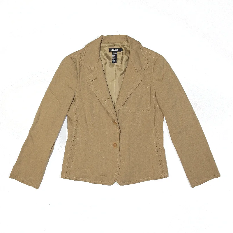 Special Buy cozy winter coatDKNY Blazer Jacket Brown Womens S