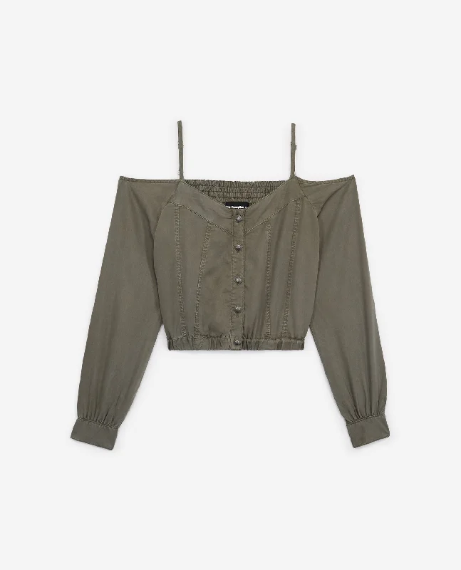 Today’s Deal Khaki Top | Women | Army Khaki