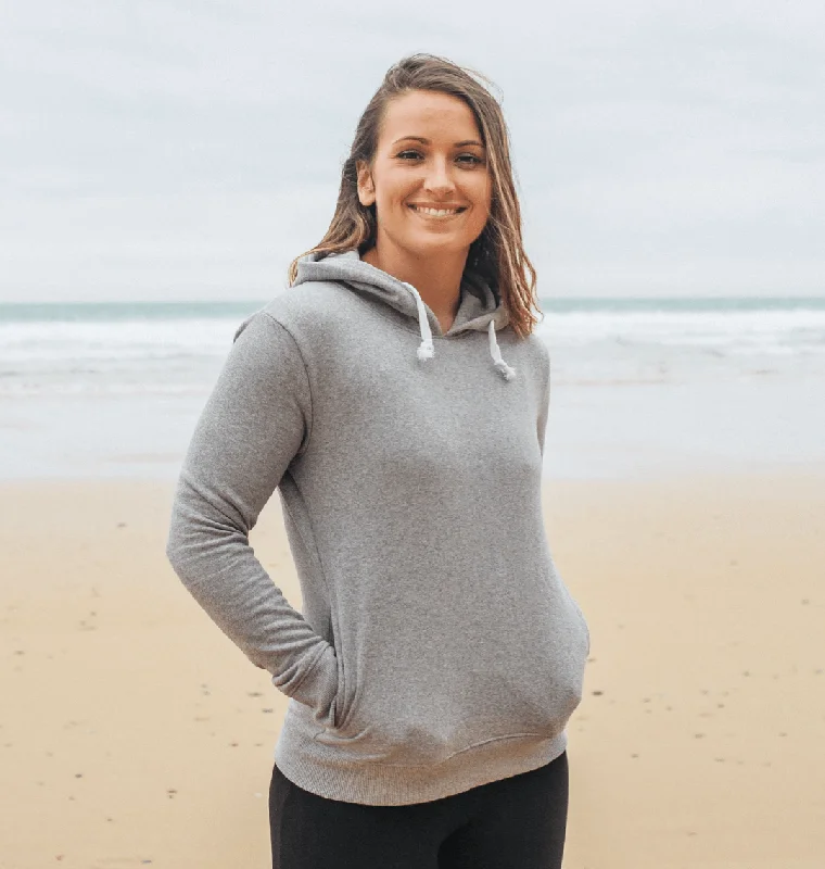 Savings Bonanza Women's White Cord Hoodie